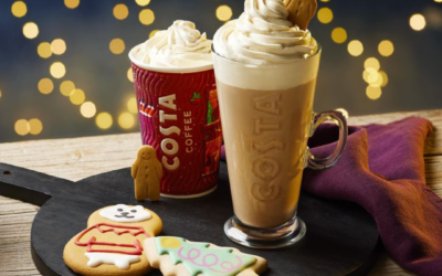 COSTA COFFEE FESTIVE MENU